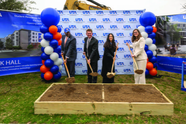 Groundbreaking ceremony for Maverick Hall